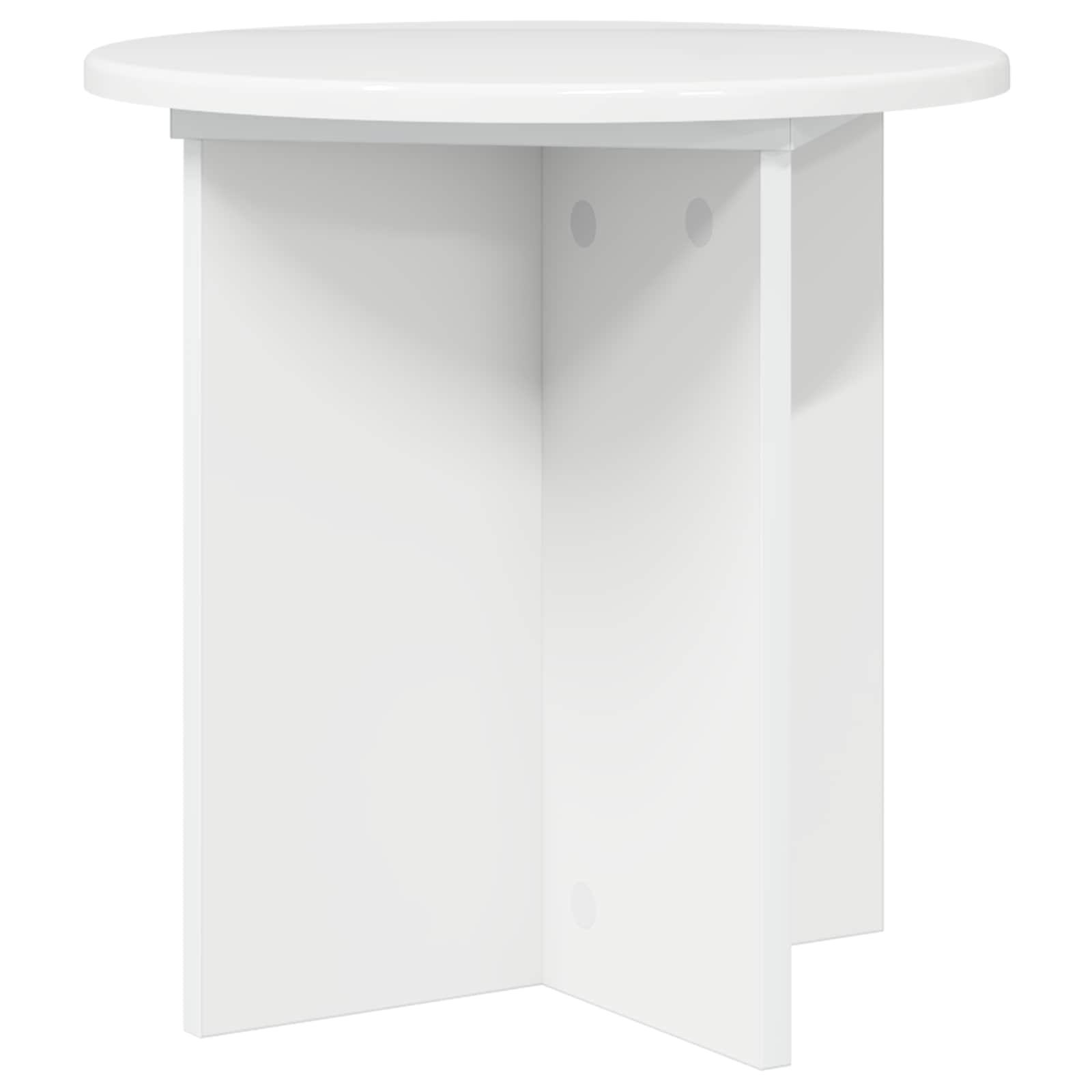 Plantenstandaard 2 pcs Hoogglans Wit 40 x 40 x 40 cm image 6