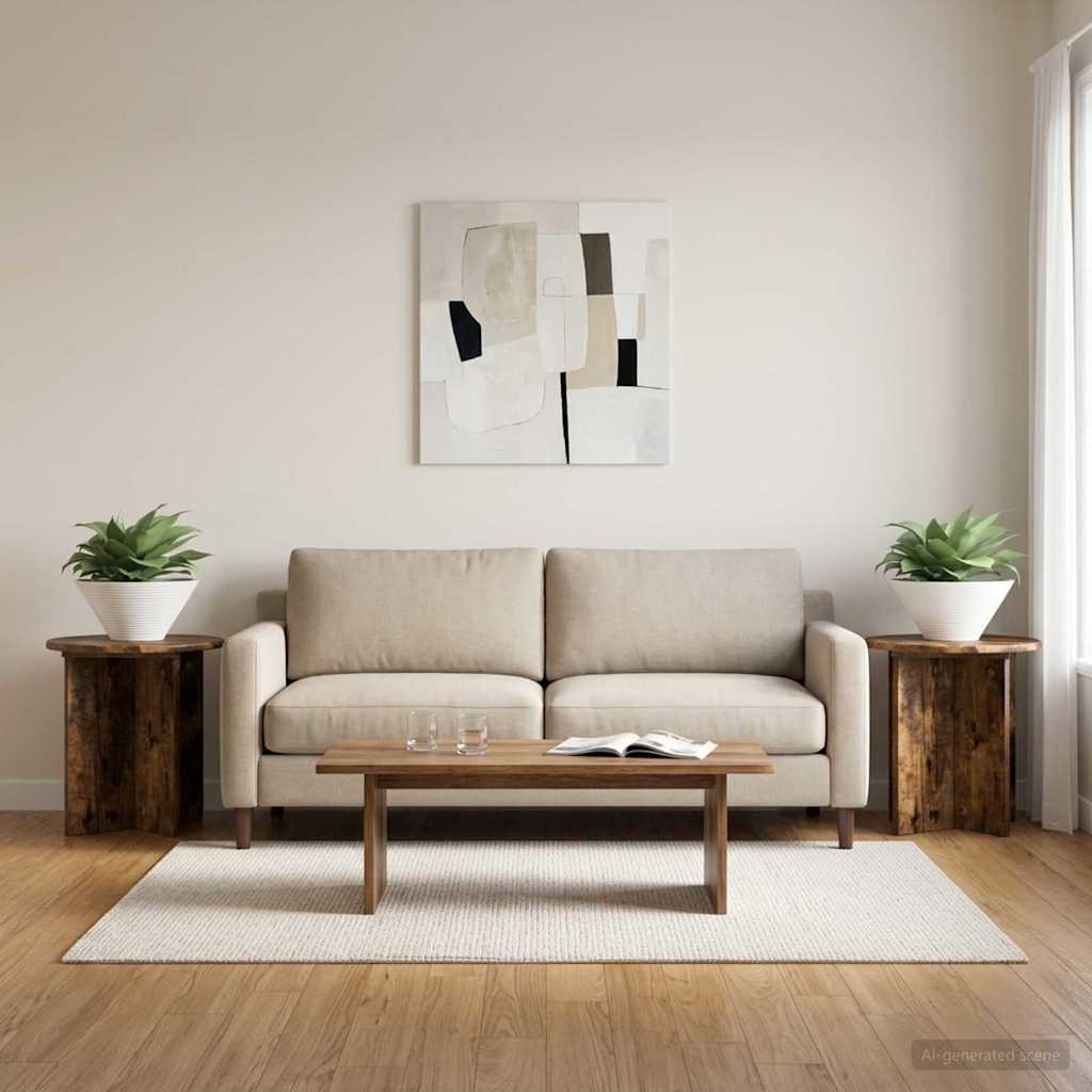 Stojan na rostliny 2 pcs Kouřový dub 40 x 40 x 40 cm - obrázek 4