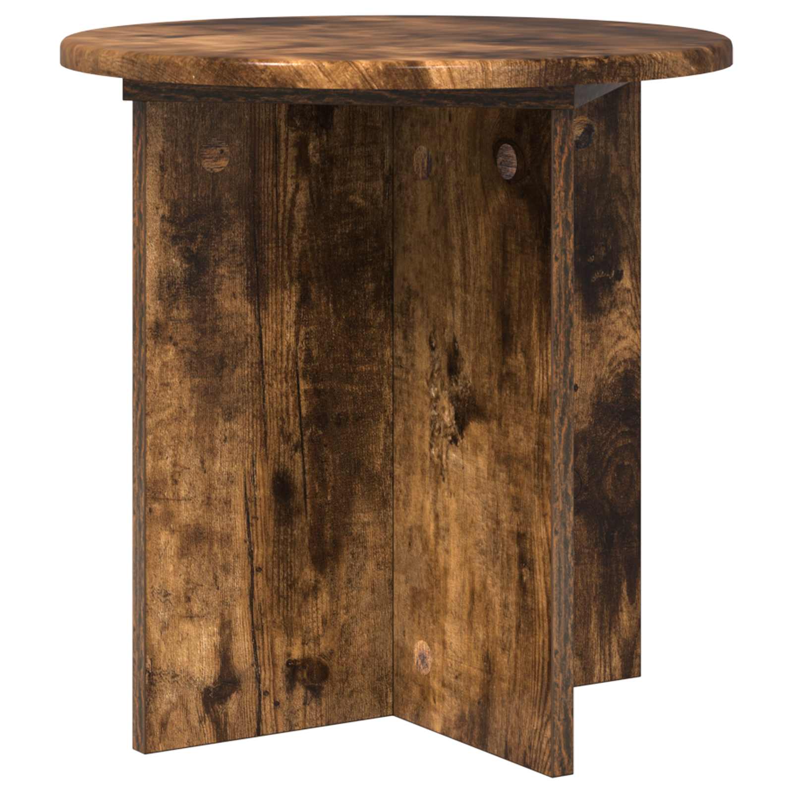 Plantenstandaard 2 pcs Gerookt eiken 40 x 40 x 40 cm image 3