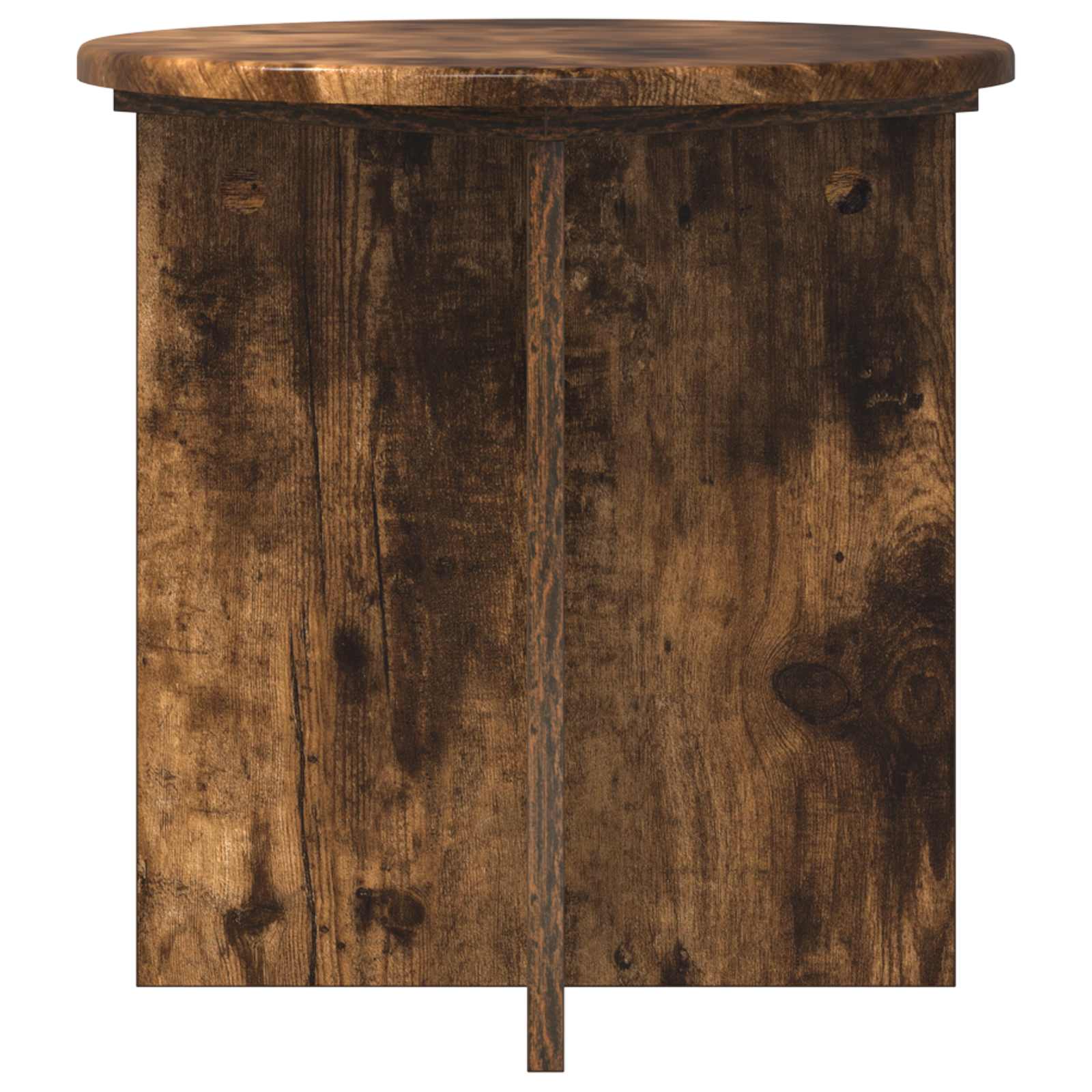 Plantenstandaard 2 pcs Gerookt eiken 40 x 40 x 40 cm image 4