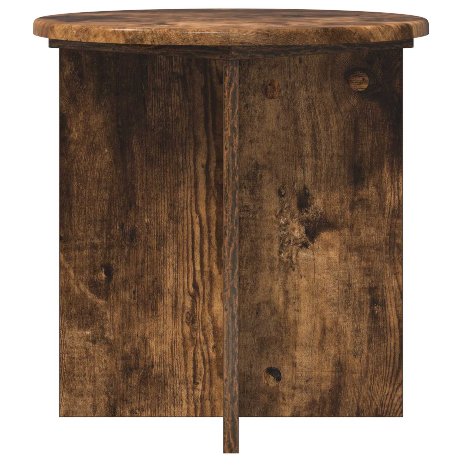 Plantenstandaard 2 pcs Gerookt eiken 40 x 40 x 40 cm image 5