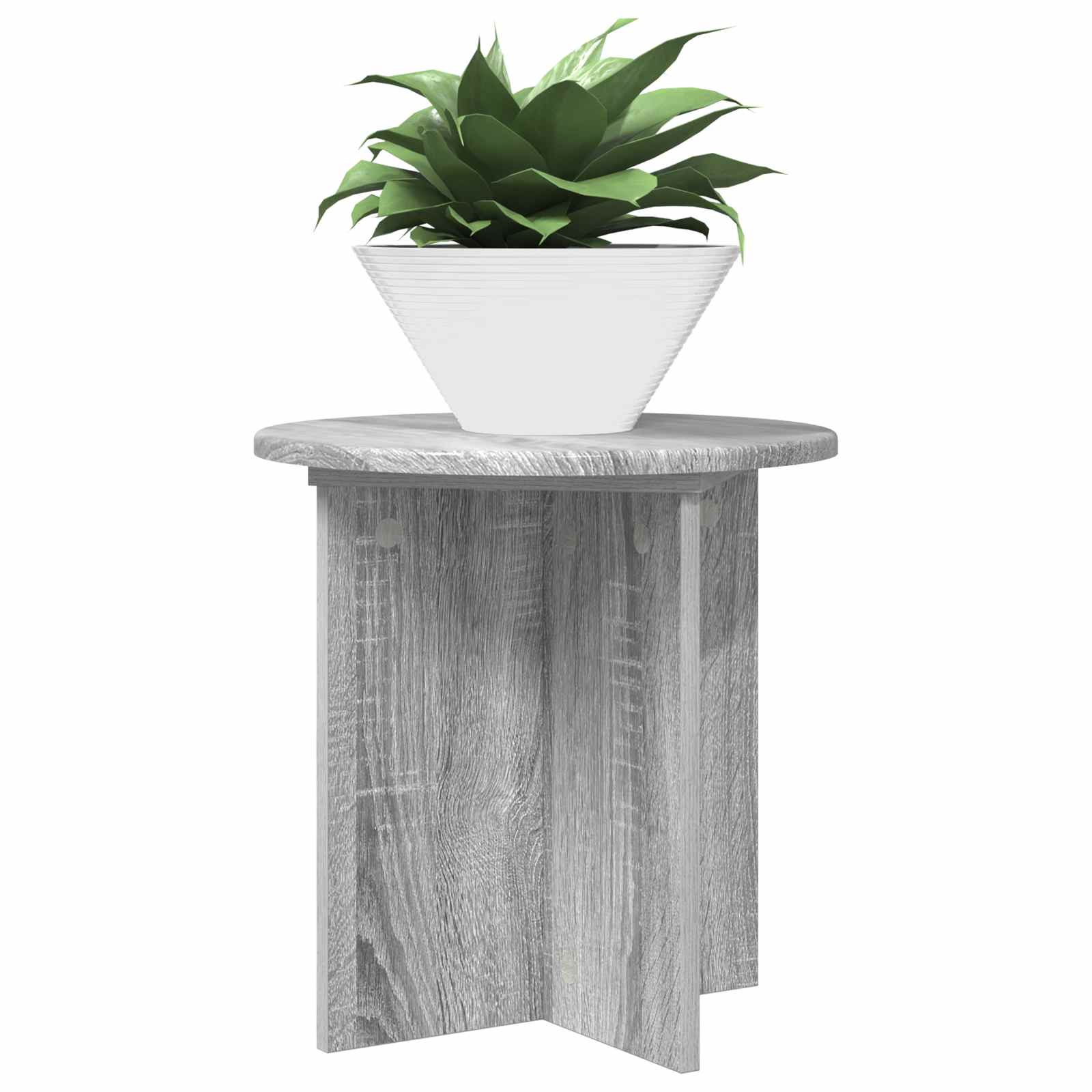 Plantenstandaard 2 pcs Grijs sonoma 40 x 40 x 40 cm image 2