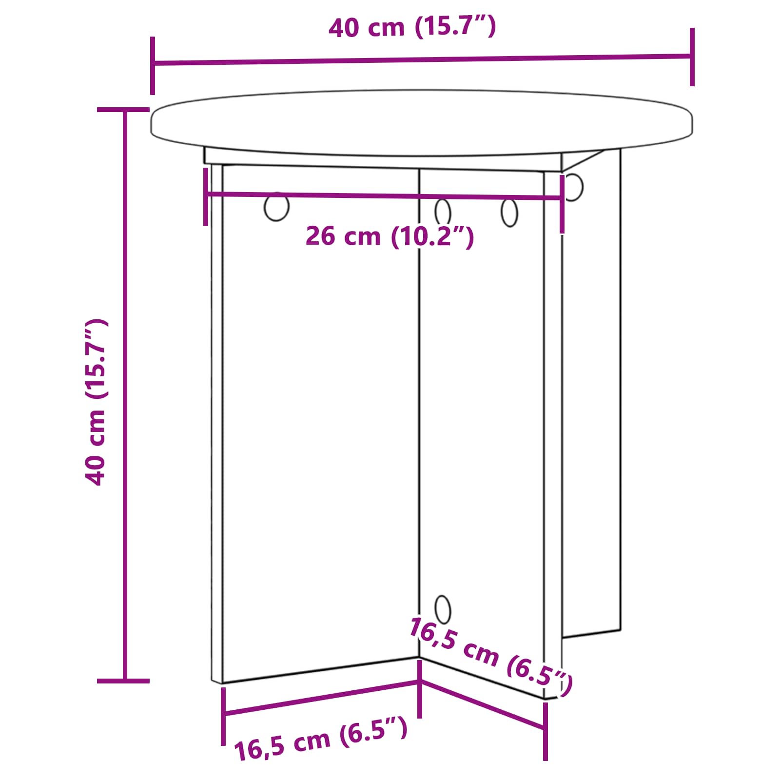 Plantenstandaard 2 pcs Grijs sonoma 40 x 40 x 40 cm image 8