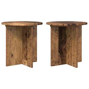 vidaXL Taimede alus 2 tk Vana puit 40 x 40 x 40 cm Tehispuit