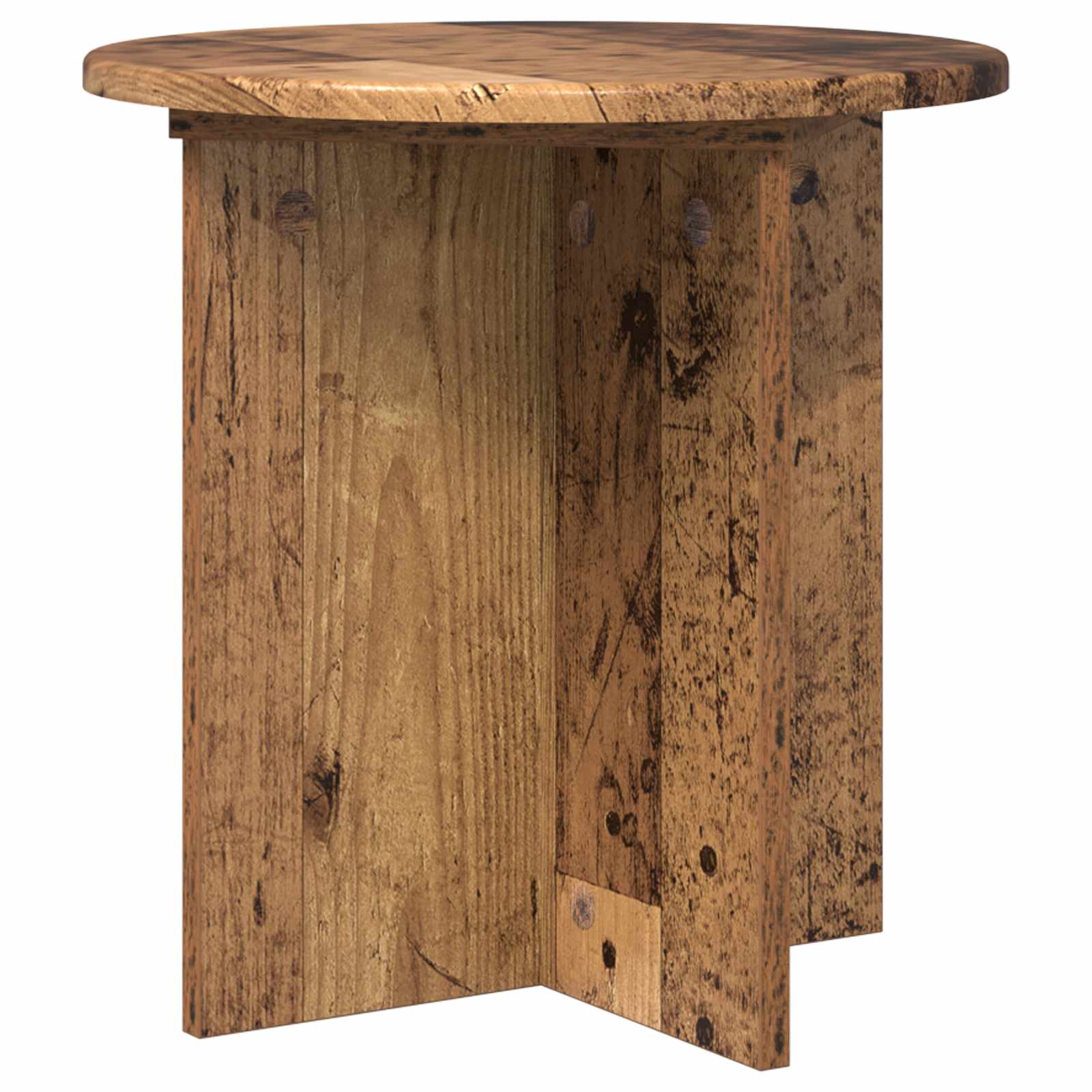 Plantenstandaard 2 pcs Oud hout 40 x 40 x 40 cm Bewerkt hout image 3