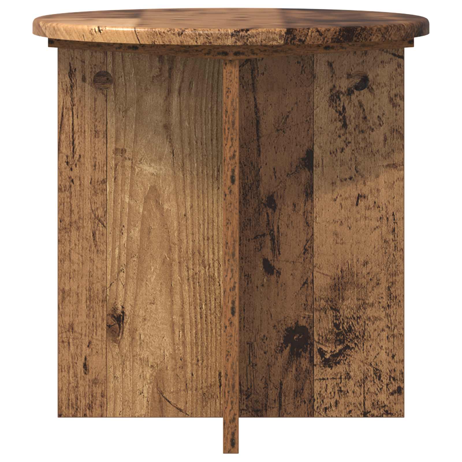 Plantenstandaard 2 pcs Oud hout 40 x 40 x 40 cm Bewerkt hout image 4