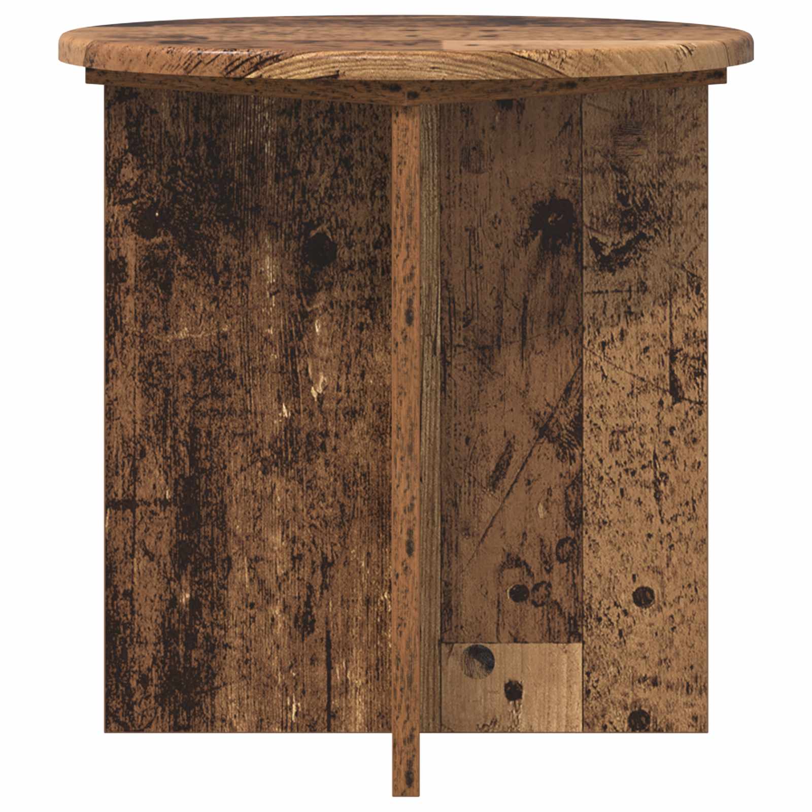 Plantenstandaard 2 pcs Oud hout 40 x 40 x 40 cm Bewerkt hout image 5