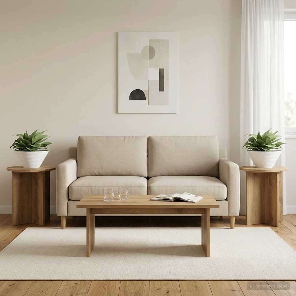 Stojan na rostliny 2 pcs Dub artisan 40 x 40 x 40 cm - obrázek 4