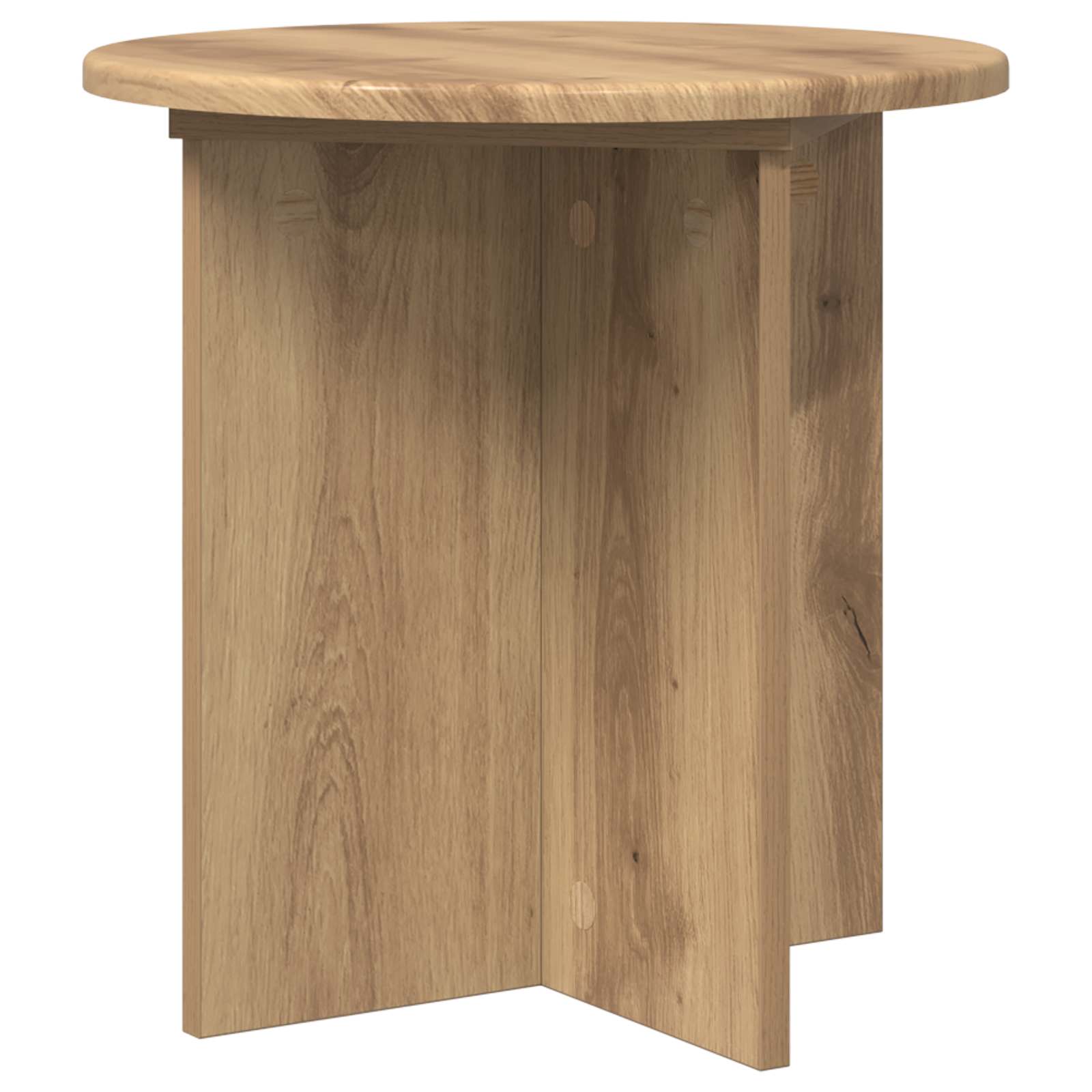 Plantenstandaard 2 pcs Artisanaal eiken 40 x 40 x 40 cm image 3