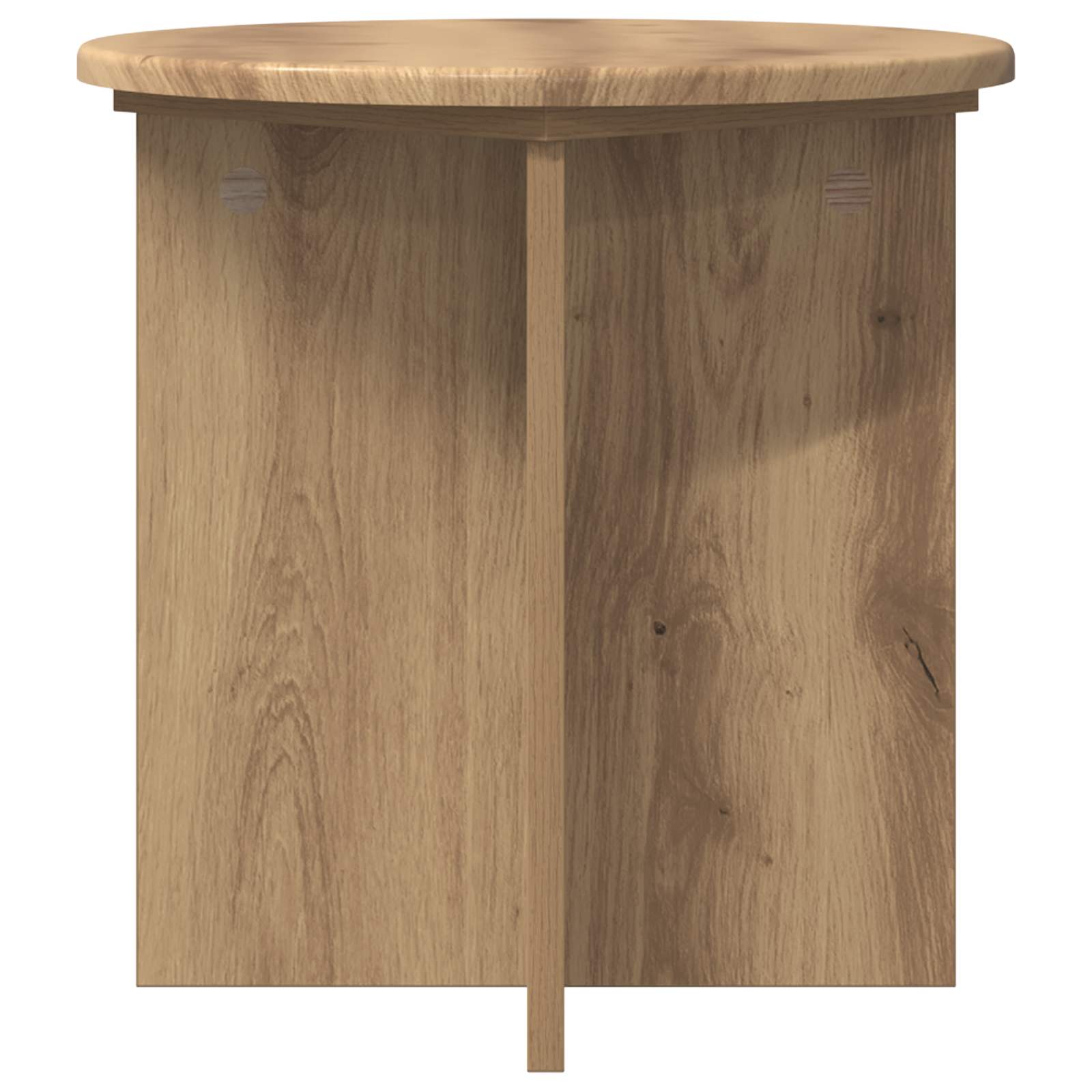 Plantenstandaard 2 pcs Artisanaal eiken 40 x 40 x 40 cm image 4