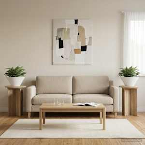 Stojalo za rastline 2 pcs Sonoma hrast Ø29,5 x 40 cm