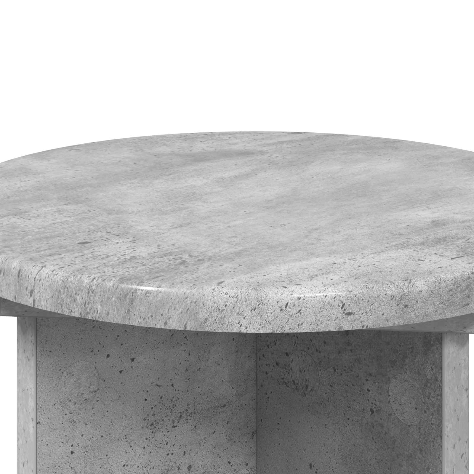 Plantenstandaard 2 pcs Betongrijs Ø29,5 x 40 cm Bewerkt hout image 8