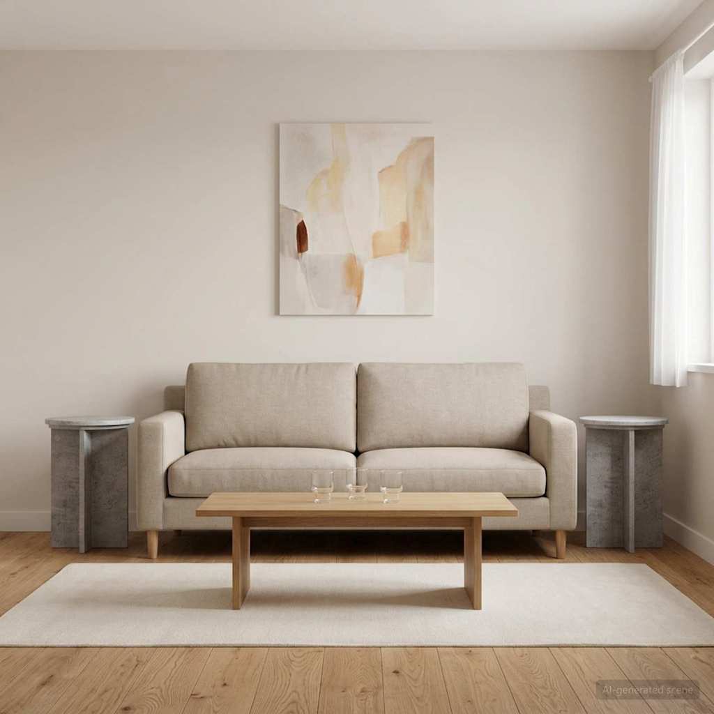Stojan na rostliny 2 pcs Betonově šedá Ø29,5 x 40 cm