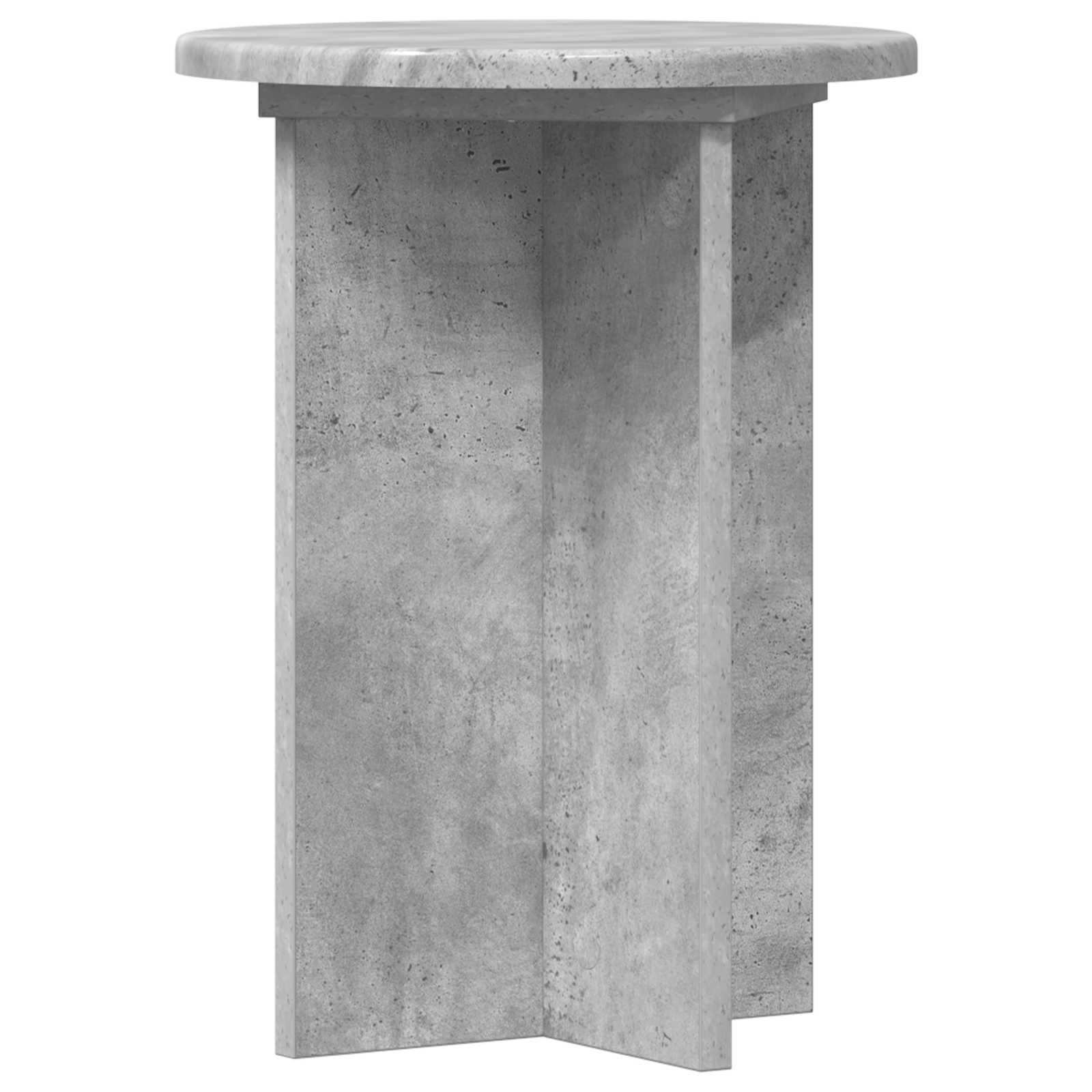 Plantenstandaard 2 pcs Betongrijs Ø29,5 x 40 cm Bewerkt hout image 7