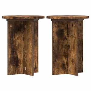 Stojan na rostliny 2 pcs Kouřový dub Ø29,5 x 40 cm - obrázek 2