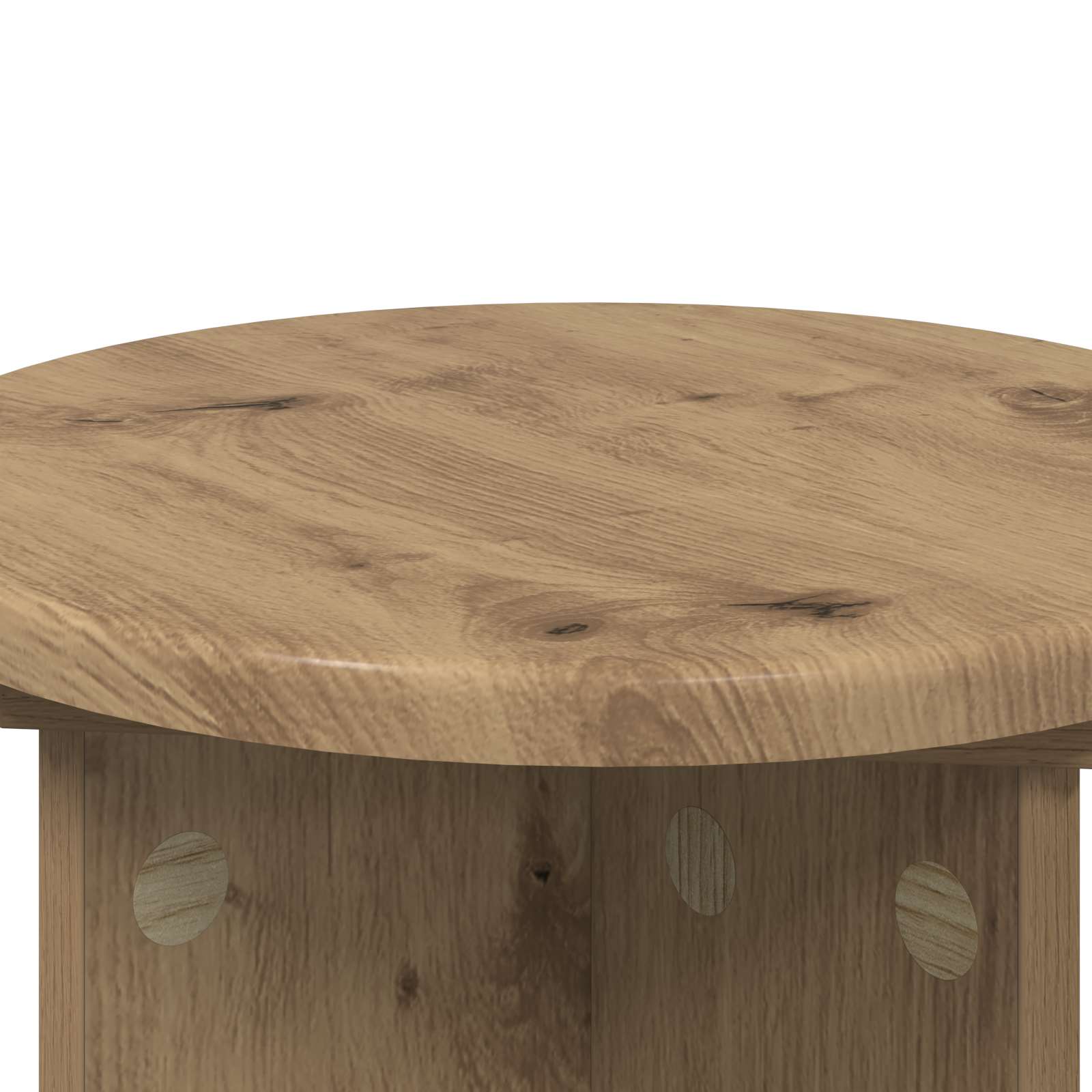 Plantenstandaard 2 pcs Artisanaal eiken Ø29,5 x 40 cm image 8