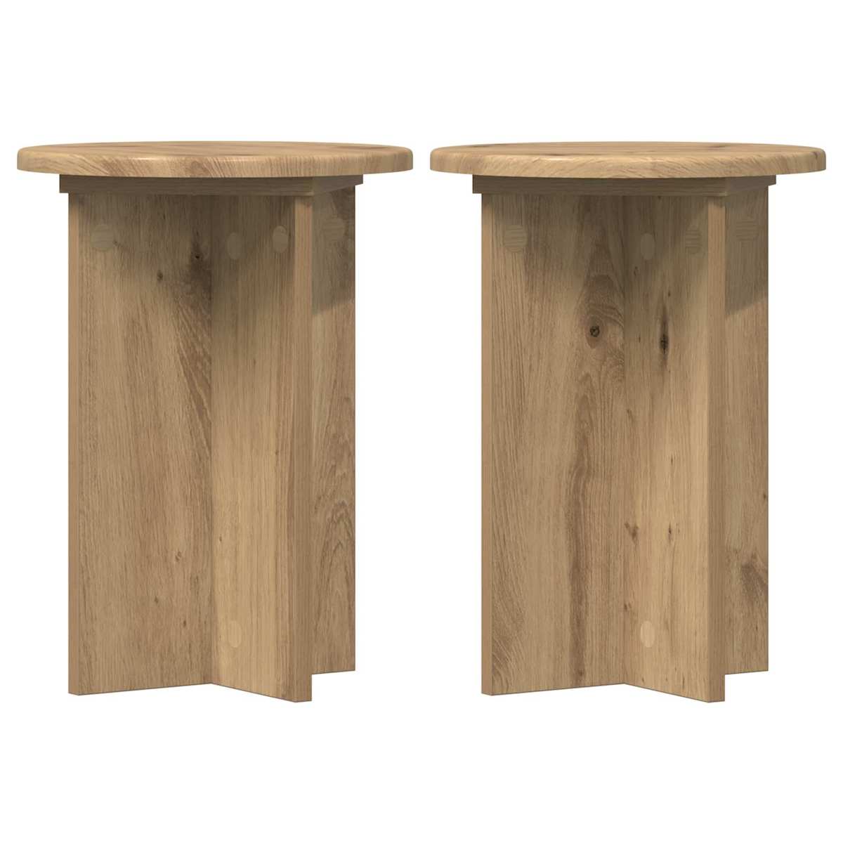 Planteholder 2 stk. Konstrueret træ - Billede 2