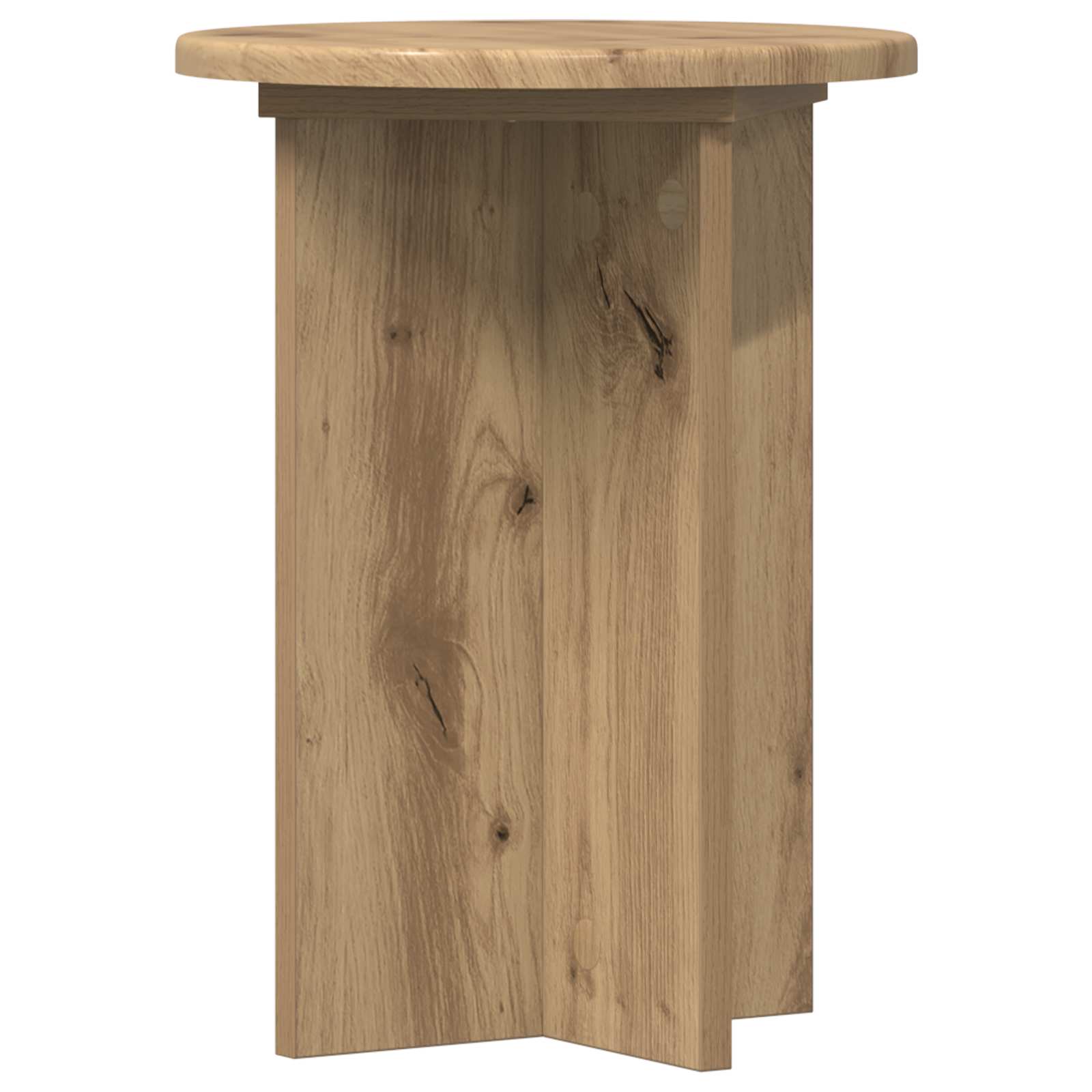 Plantenstandaard 2 pcs Artisanaal eiken Ø29,5 x 40 cm image 7