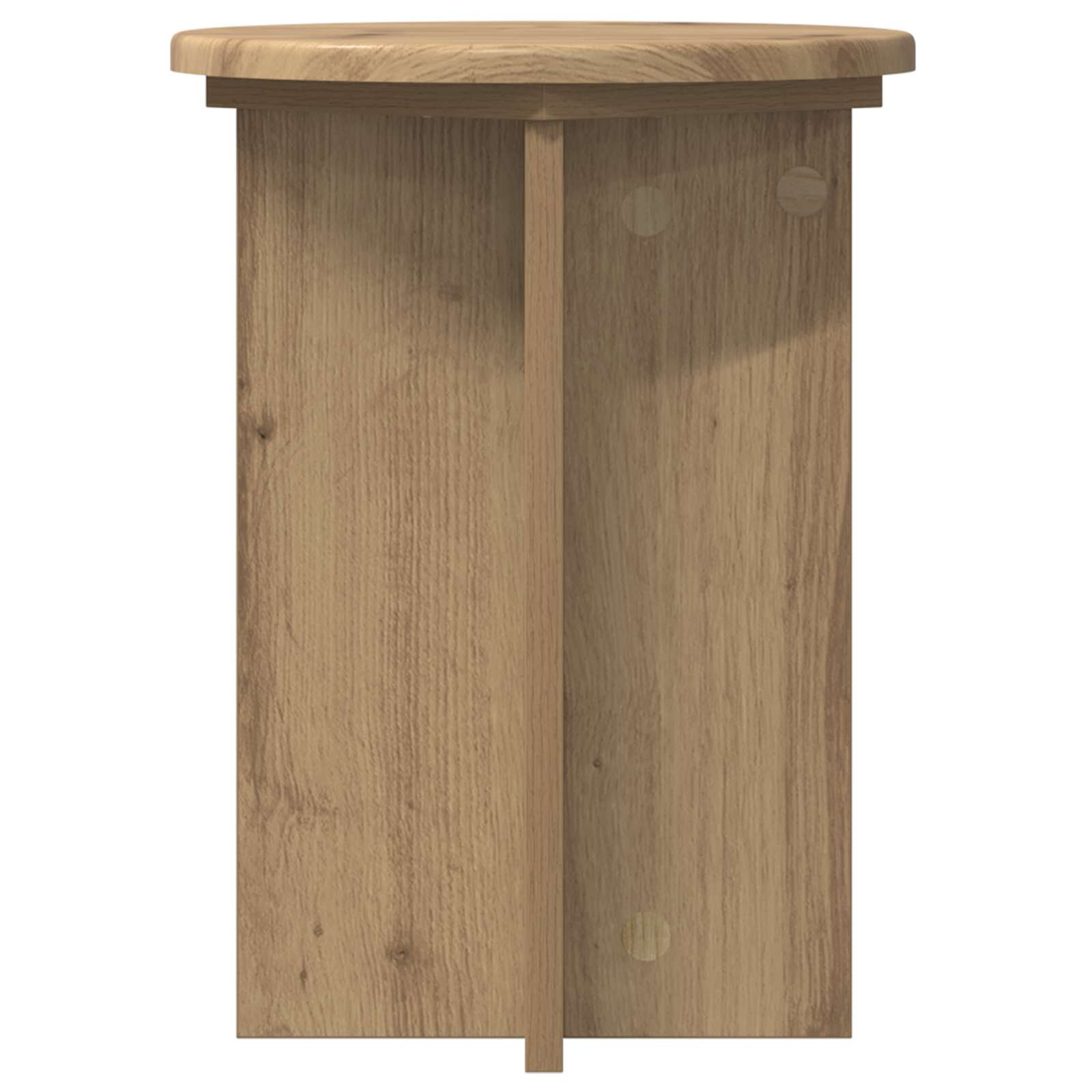 Plantenstandaard 2 pcs Artisanaal eiken Ø29,5 x 40 cm image 6