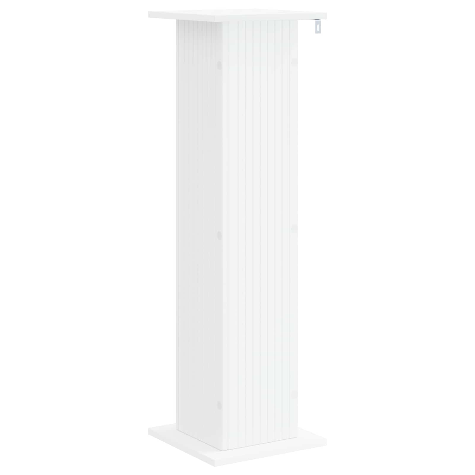 Plantenstandaard Wit 30,5 x 30 x 100,5 cm Bewerkt hout image 6