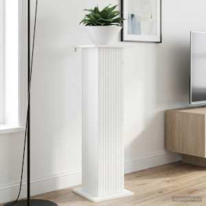 Stojalo za rastline 2 pcs Bela 30,5 x 30 x 100,5 cm