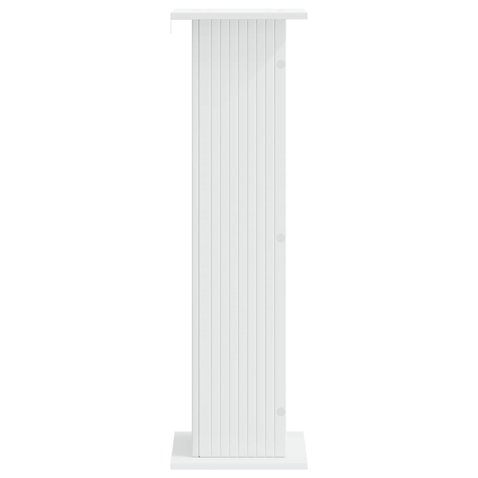 Plantenstandaard 2 pcs Wit 30,5 x 30 x 100,5 cm Bewerkt hout image 6