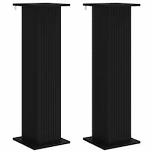 vidaXL Taimede alus 2 tk Must 30,5 x 30 x 100,5 cm Tehispuit