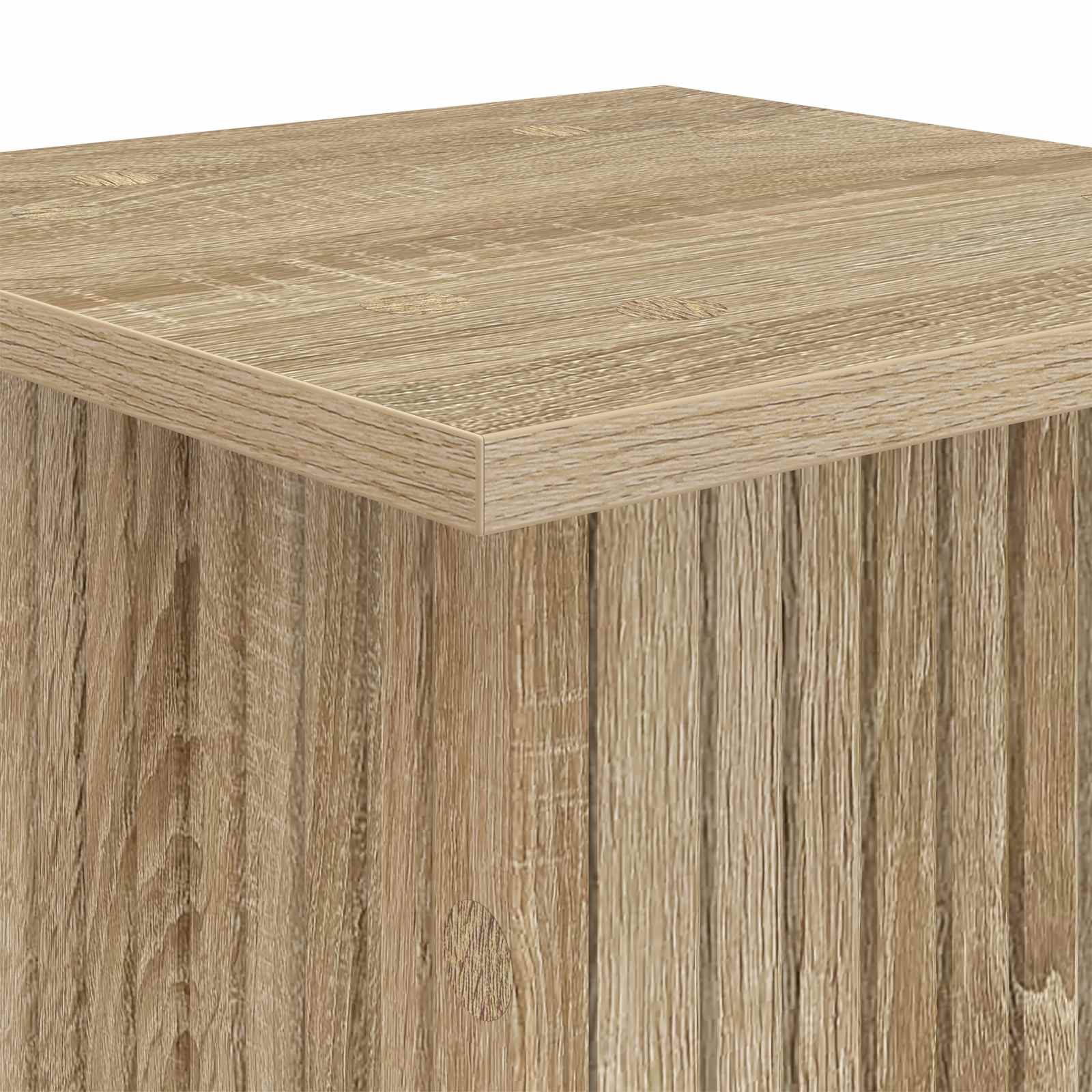 Plantenstandaard Sonoma Eiken 30,5 x 30 x 100,5 cm Bewerkt hout image 7