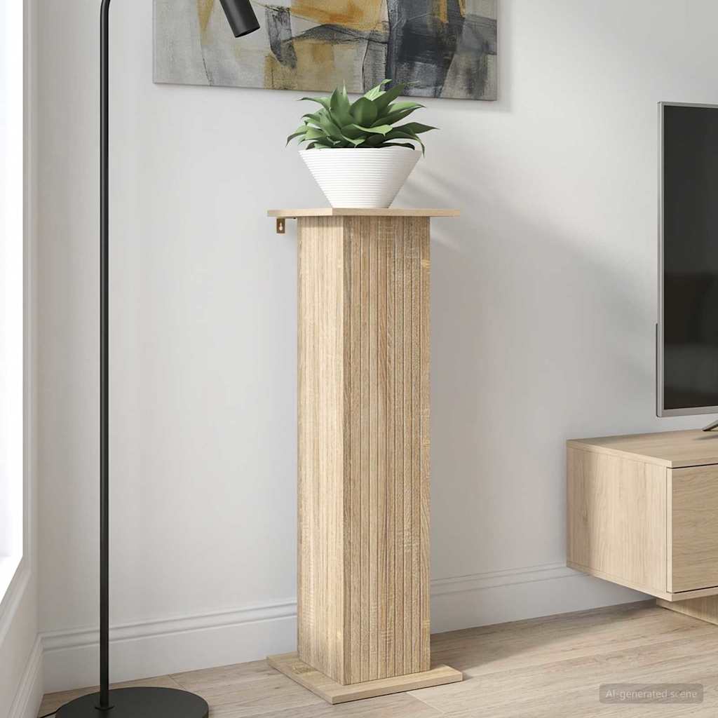 vidaXL Suport pentru plante Stejar Sonoma 30,5 x 30 x 100,5 cm