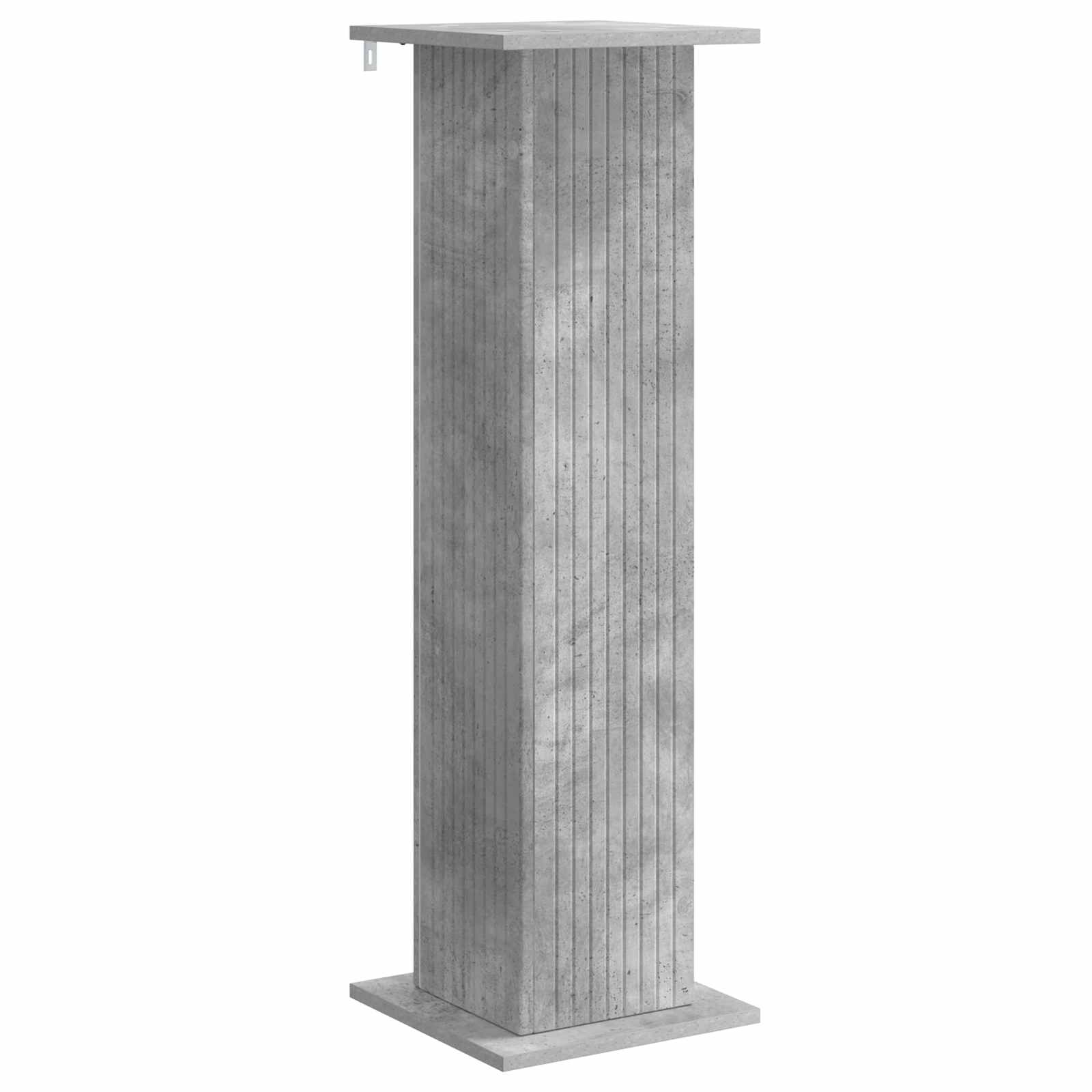 Plantenstandaard Betongrijs 30,5 x 30 x 100,5 cm Bewerkt hout image 2