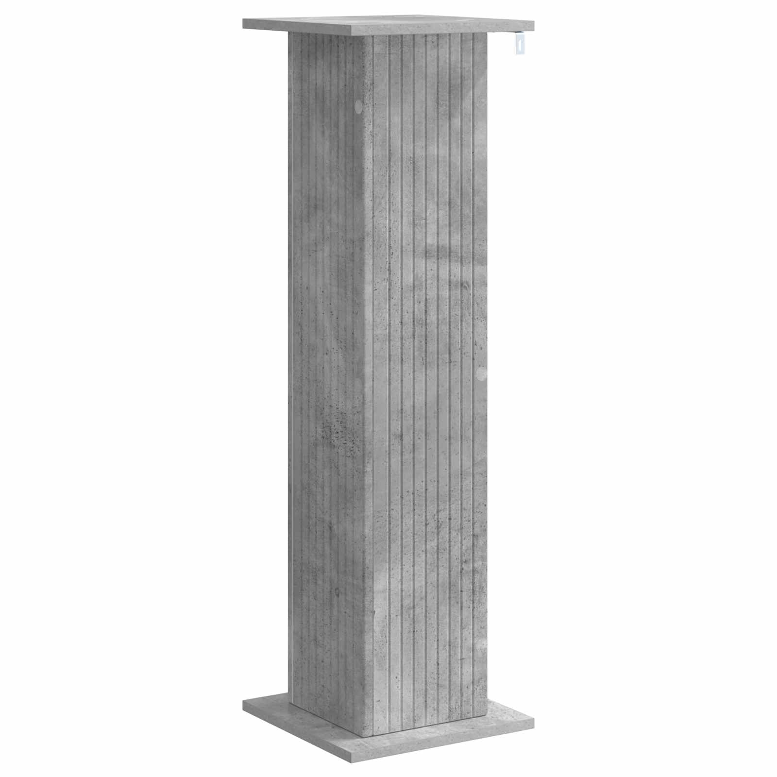 Plantenstandaard Betongrijs 30,5 x 30 x 100,5 cm Bewerkt hout image 6
