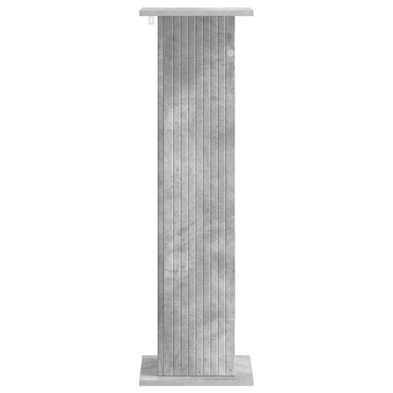 Plantenstandaard Betongrijs 30,5 x 30 x 100,5 cm Bewerkt hout image 4