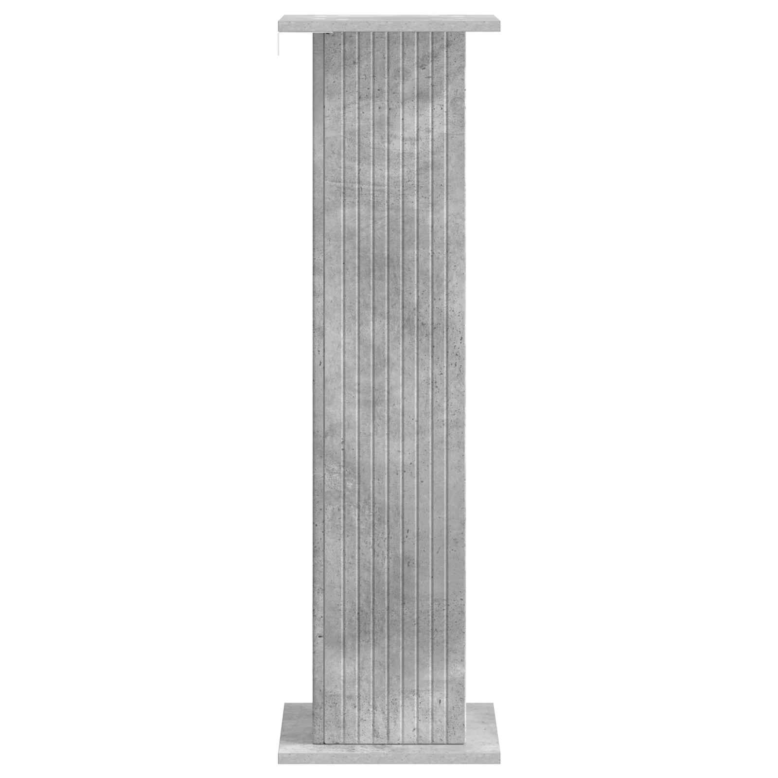Plantenstandaard Betongrijs 30,5 x 30 x 100,5 cm Bewerkt hout image 5