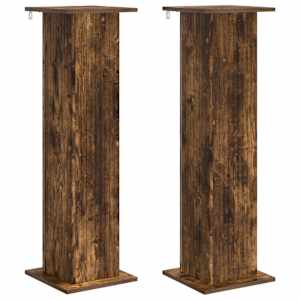 Stojan na rostliny 2 pcs Kouřový dub 30,5 x 30 x 100,5 cm - obrázek 2