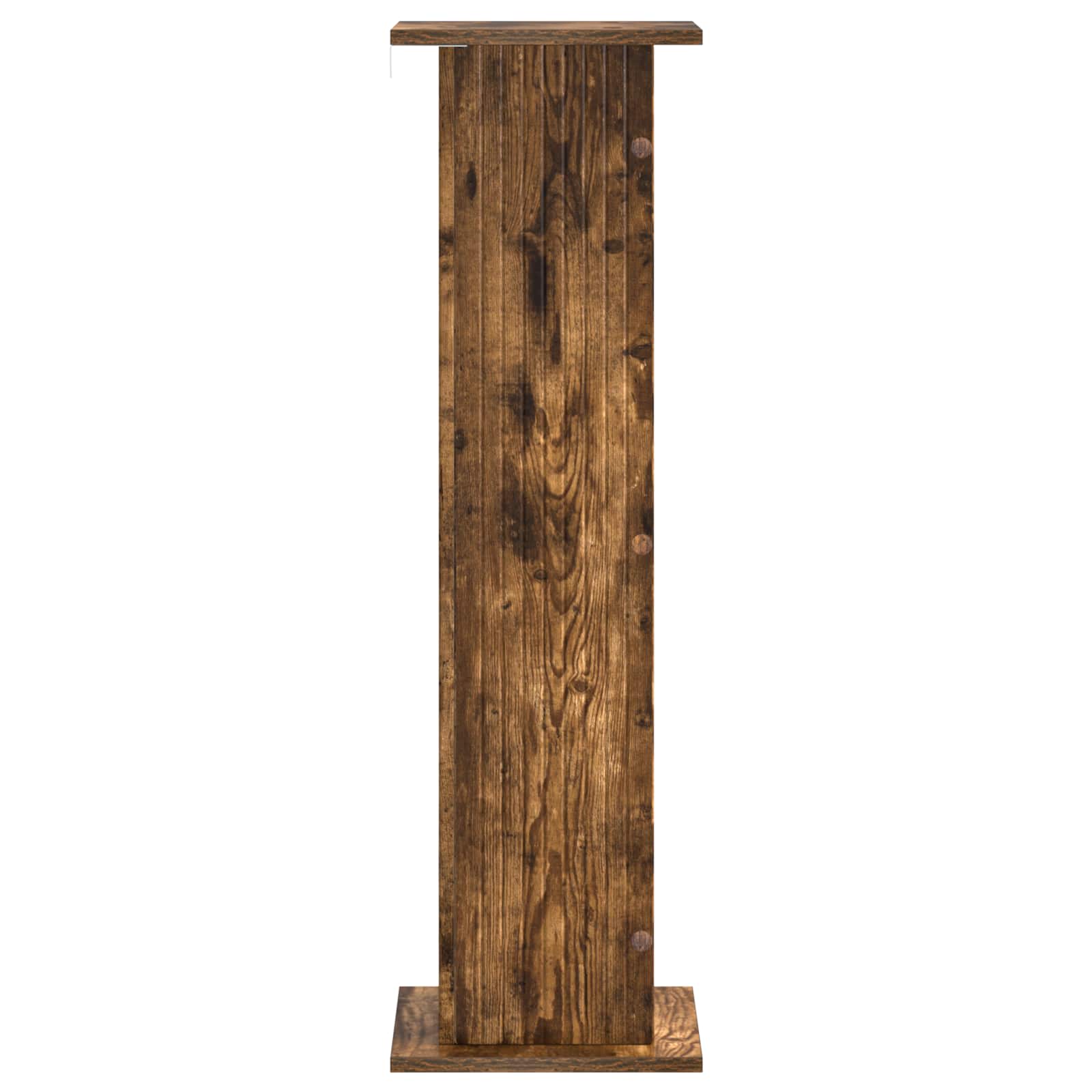 Plantenstandaard 2 pcs Gerookt eiken 30,5 x 30 x 100,5 cm image 6