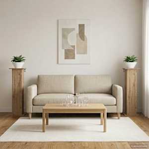Stojalo za rastline 2 pcs Artisan hrast 30,5 x 30 x 100,5 cm