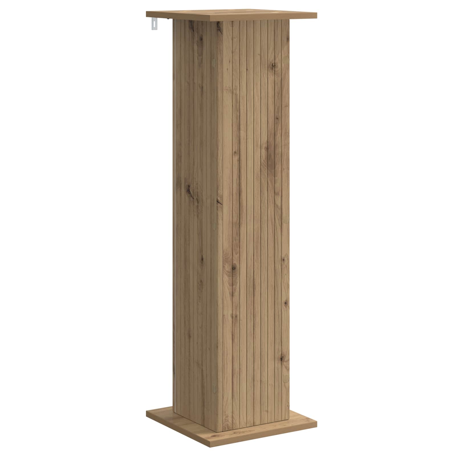 Plantenstandaard 2 pcs Artisanaal eiken 30,5 x 30 x 100,5 cm image 4