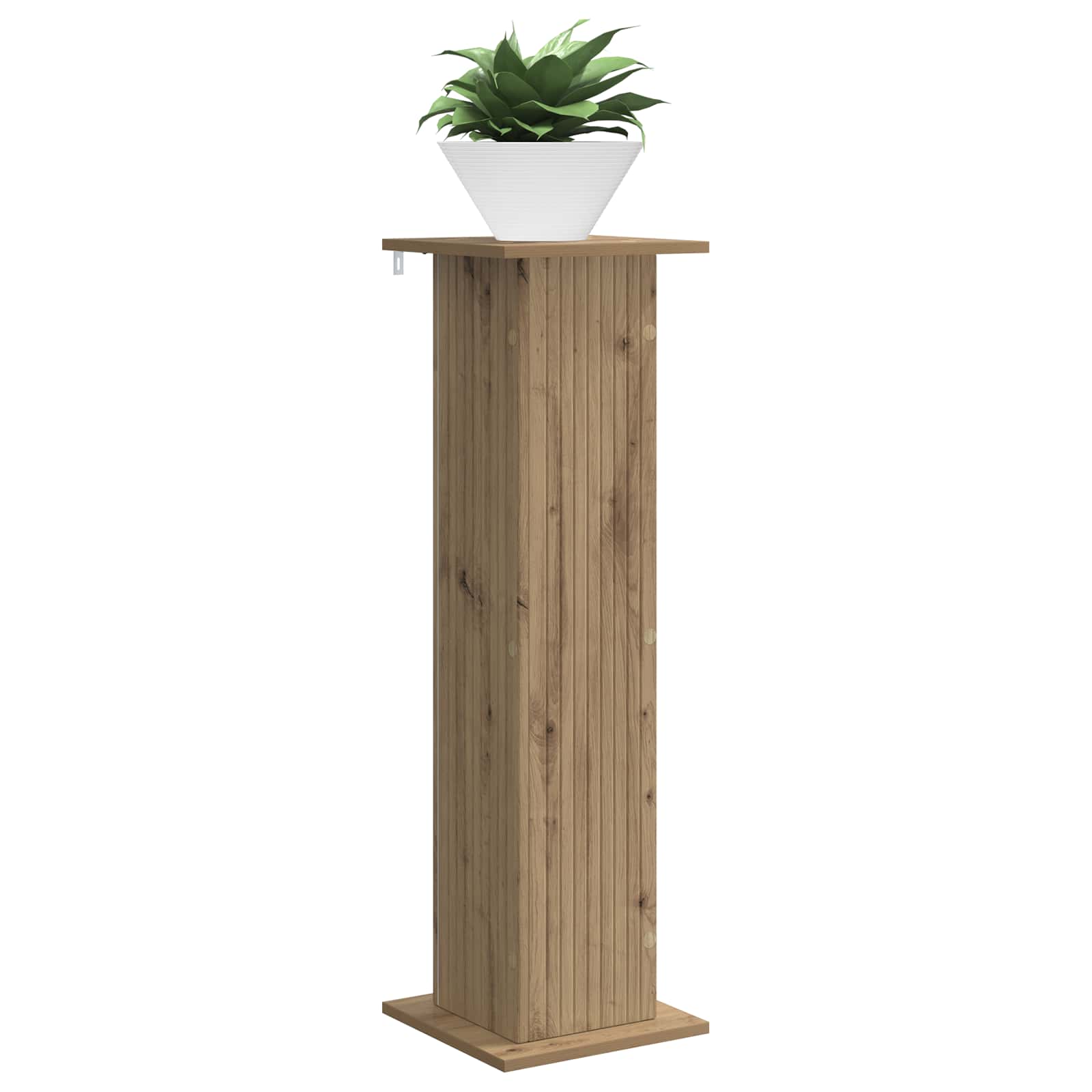 Plantenstandaard 2 pcs Artisanaal eiken 30,5 x 30 x 100,5 cm image 3