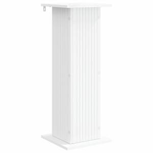 vidaXL Taimede alus Valge 30,5 x 30 x 80,5 cm Tehispuit