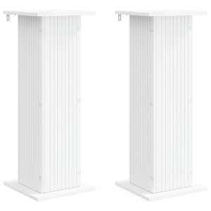 Stojan na rostliny 2 pcs Bílá 30,5 x 30 x 80,5 cm - obrázek 2