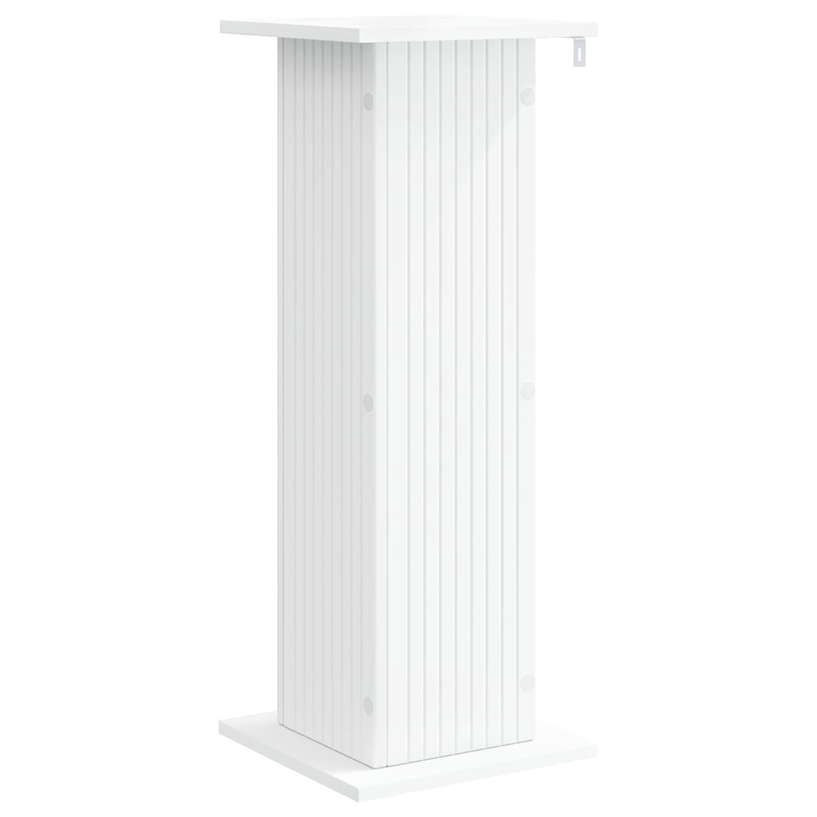 Plantenstandaard 2 pcs Wit 30,5 x 30 x 80,5 cm Bewerkt hout image 7