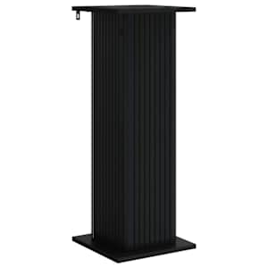 vidaXL Taimede alus Must 30,5 x 30 x 80,5 cm Tehispuit