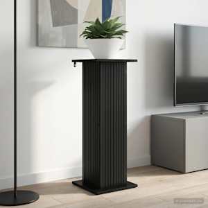 Stojalo za rastline 2 pcs Črna 30,5 x 30 x 80,5 cm