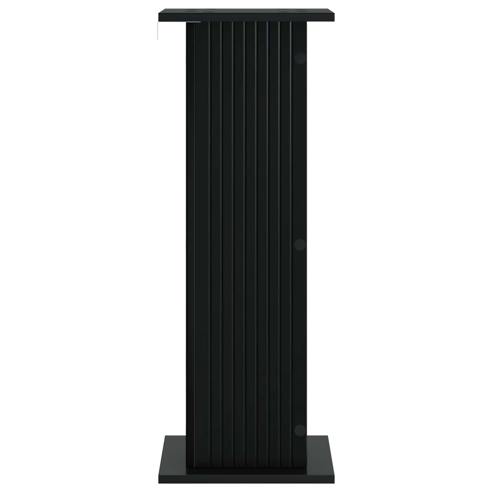 Plantenstandaard 2 pcs Zwart 30,5 x 30 x 80,5 cm Bewerkt hout image 5