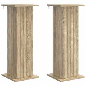 vidaXL Taimede alus 2 tk Sonoma tamm 30,5 x 30 x 80,5 cm Tehispuit