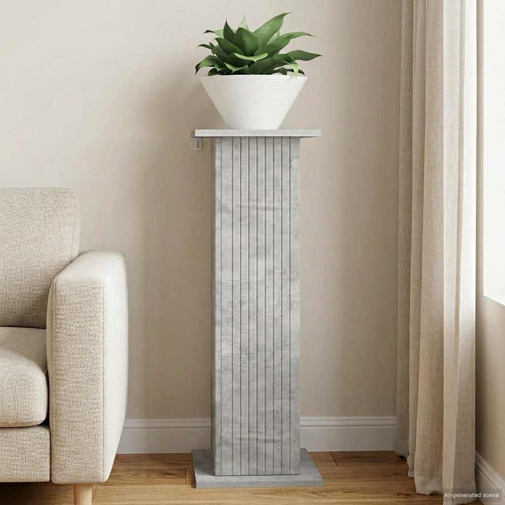 Stojan na rostliny Betonově šedá 30,5 x 30 x 80,5 cm - obrázek 4