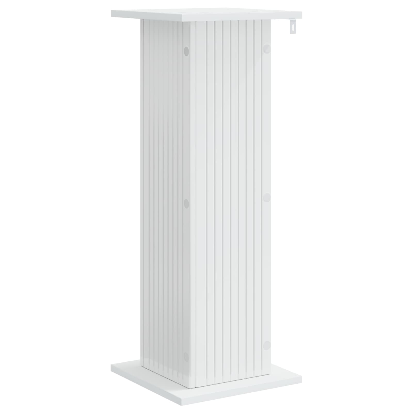 Plantenstandaard 2 pcs Hoogglans Wit 30,5 x 30 x 80,5 cm image 6