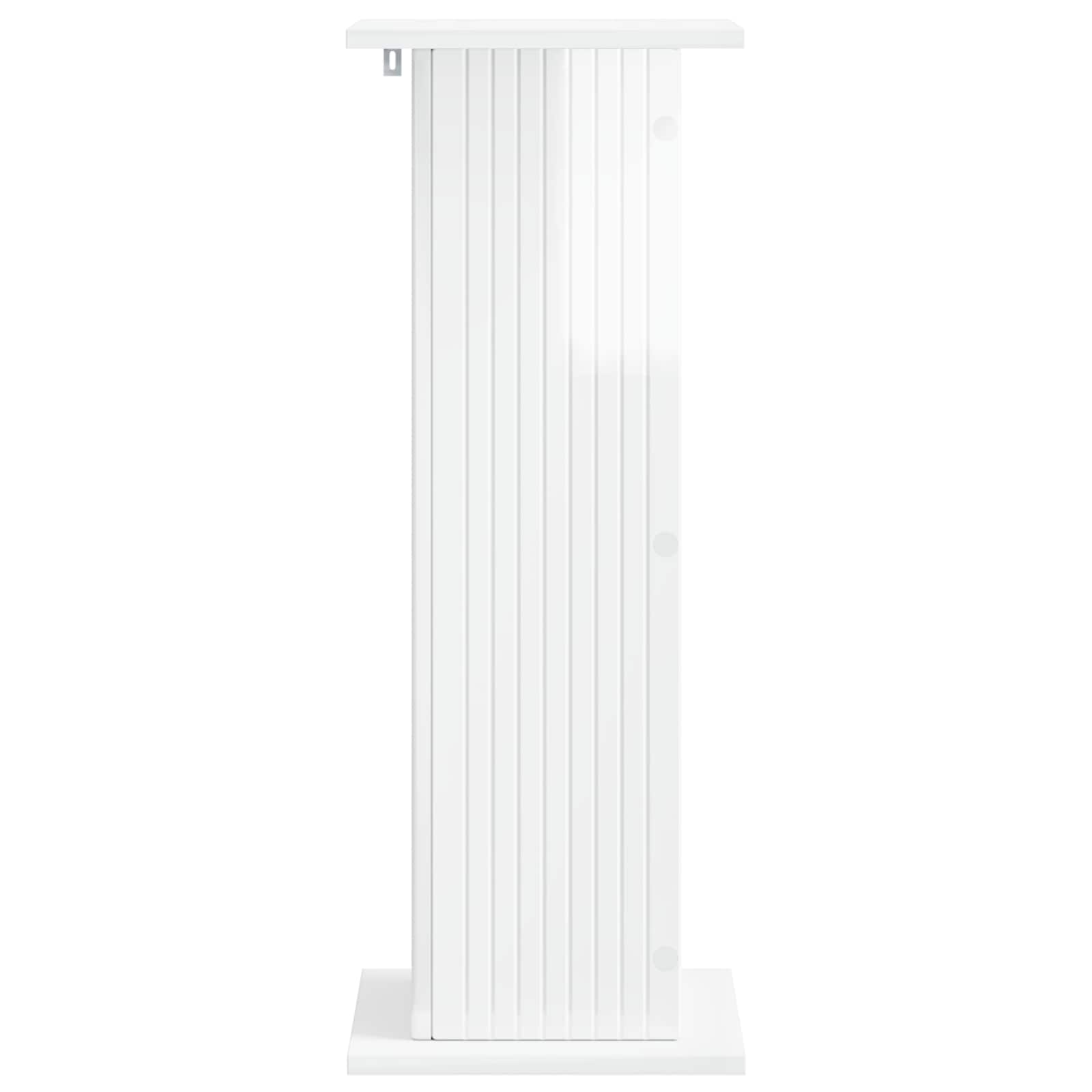 Plantenstandaard 2 pcs Hoogglans Wit 30,5 x 30 x 80,5 cm image 4