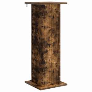 vidaXL Taimede alus Suitsutatud tamm 30,5 x 30 x 80,5 cm Tehispuit