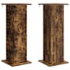vidaXL Taimede alus 2 tk Suitsutatud tamm 30,5 x 30 x 80,5 cm